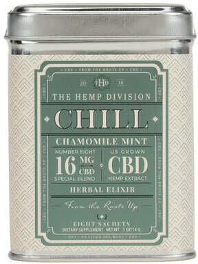 H&S CHILL 16MG CBD TEA 8 SACHETS