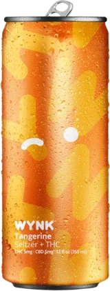 WYNK TANGERINE SELTZER 3MG THC/3MG CBD 4PK CAN
