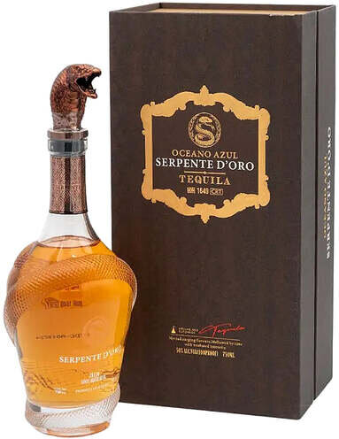 Oceano Azul Serpente D Oro Tequila Anejo