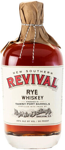 High Wire Distilling New Southern Revival Tawny Port Finished Rye Whiskey