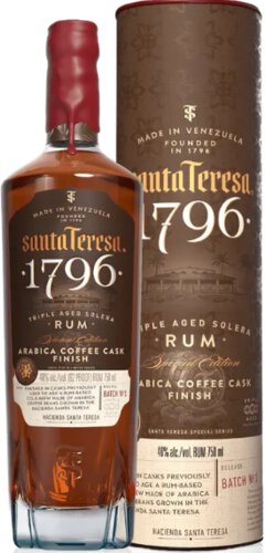 Santa Teresa 1796 Rum Arabica Coffee Cask Finish