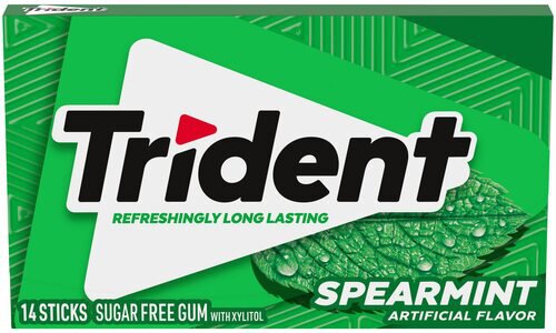 Trident Gum Sugar Free Spearmint