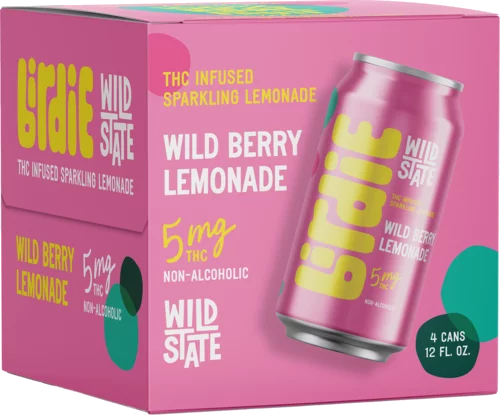 Birdie Wild State Wild Berry Lemonade 5mg THC