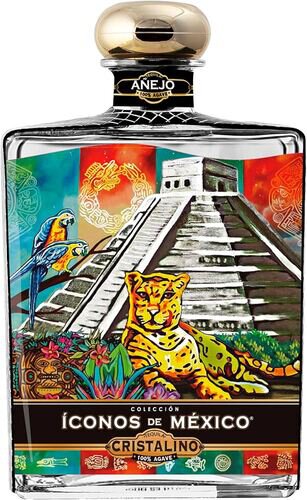 Iconos De Mexico Cristalino Anejo Tequila (Jaguar Edition)