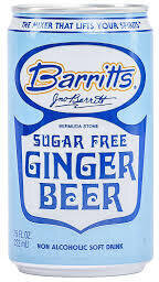 Barritt's Sugar Free Ginger Beer