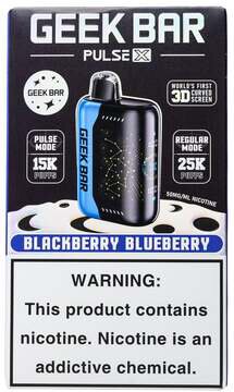GEEK BAR PULSE X 25K BLACKBERRY BLUEBERRY - D&D Smoke & Spirits, Arlington Heights, IL GEEK BAR PULSE X 25K BLACKBERRY BLUEBERRY - D&D Smoke & Spirits, Arlington Heights, IL