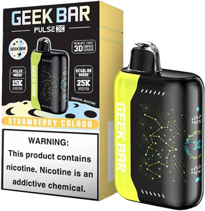 GEEK BAR PULSE X 25K STRAWBERRY COLADA
