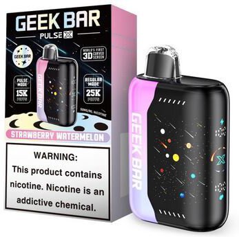 GEEK BAR PULSE X 25K STRAWBERRY WATERMELON - D&D Smoke & Spirits, Arlington Heights, IL GEEK BAR PULSE X 25K STRAWBERRY WATERMELON - D&D Smoke & Spirits, Arlington Heights, IL