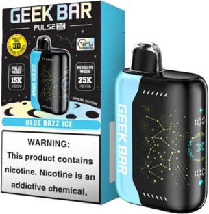 GEEK BAR PULSE X 25K BLUE RAZZ ICE