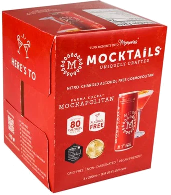 Mocktails Mockapolitan Alcohol Free