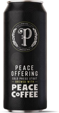 Pryes Brewing Peace Offering Peace Coffee Cold Pressed Stout