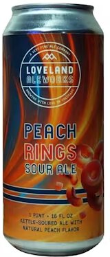 LOVELAND ALE WORKS PEACH RINGS SOUR 4/16C