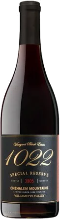 Vineyard Block Estate Block 1022 Chehalem Pinot Noir