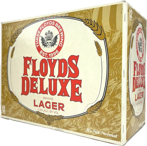 Three Floyds Deluxe Lager 12pk can