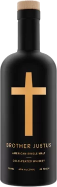 Brothers Justus Single Malt Cold Peated Whiskey