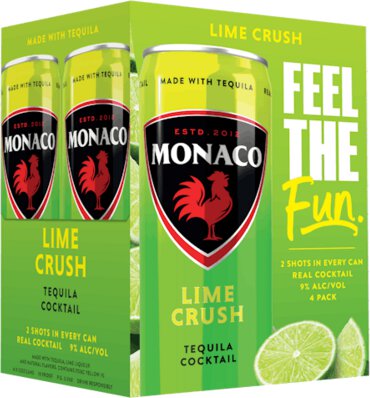 Monaco Tequila Lime Crush 4-Pack Can