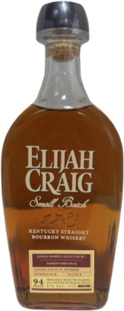 Elijah Craig Small batch Single Barrel Select by Passion Vines WW#6