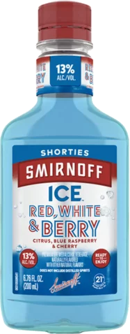 Smirnoff Ice Red White & Berry Shortie Flask