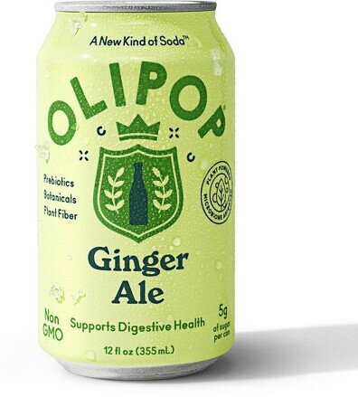 Olipop Sparkling Tonic Ginger Ale/ Classic Grape 12oz can