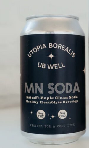 Utopia Borealis Ub Well Mn Soda 5mg Thc Maple Drink