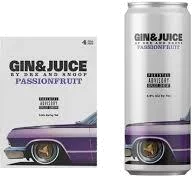 GIN & JUICE PASSIONFRUIT  4PK CAN