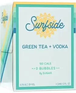 SURFSIDE GREEN TEA 4/12OZ CN