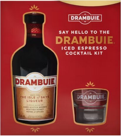 Drambuie Whiskey Liqueur Drinking Glass Gift Set