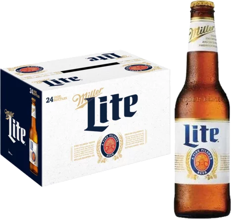 MILLER LITE 24PK BOTTLES