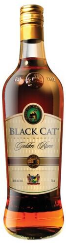 Liquor Rum Black Cat Gold