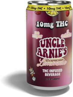 Uncle Arnie's THC 10mg Raspberry Lemonade