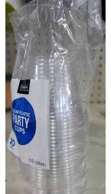 Clear Plastic Cups 16oz 15pack