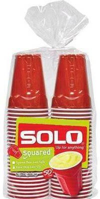 Solo Plastic Cups 9OZ 50pk