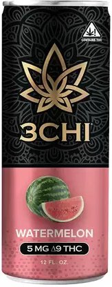 3CHI Delta 9 THC Infused Seltzer  Watermelon