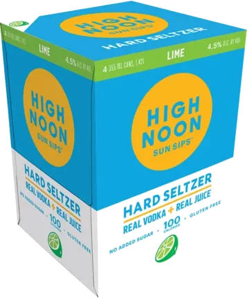 High Noon Vodka & Soda Lime