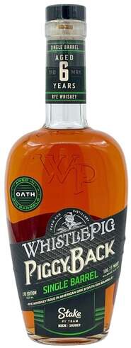 WHISTLEPIG PIGGYBACK SINGLE BARREL F1