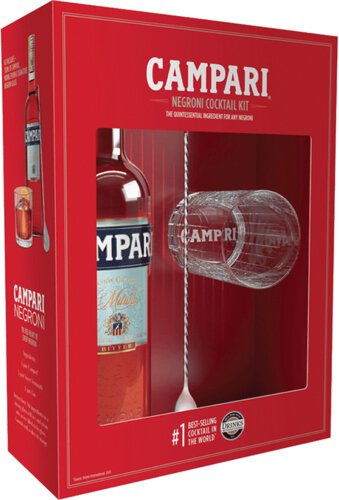 Campari Negroni Cocktail Kit Gift Set
