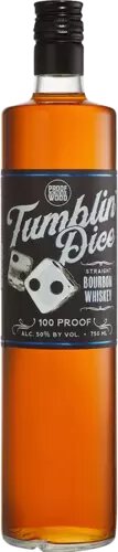 Proof & Wood Tumblin' Dice Straight Bourbon Whiskey