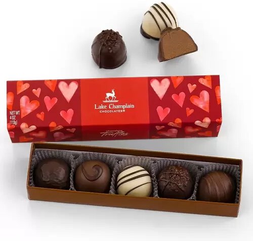 Lake Champlain 5pc Valentines Truffle