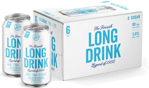Long Drink Zero Seltzer RTD Cocktail Cans