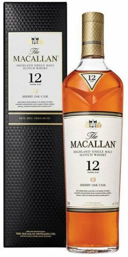 Macallan 12yr Sherry Oak Single Malt Scotch