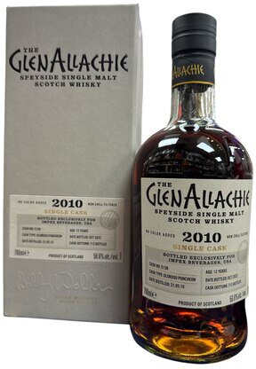 GlenAllachie 12 Years Old 2010 Oloroso Puncheon Speyside Single Malt Scotch Whisky