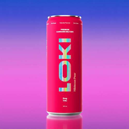 Loki Hibiscus Pear 3mg Thc Seltzer
