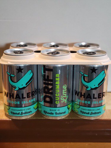 Whalers Brewing Drift Cucumber Lime Seltzer