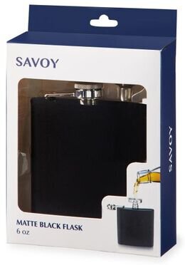 Savoy Black Flask