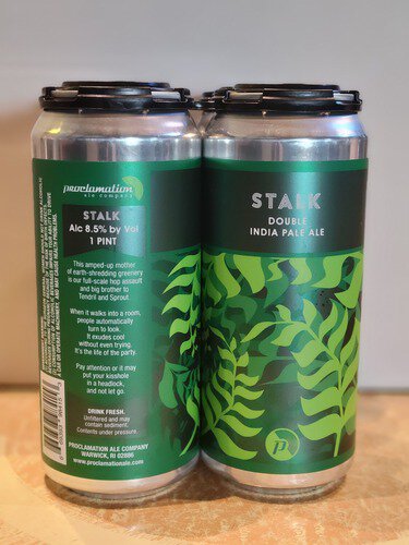 Proclamation Ale Co Stalk Dipa 4 Pack Cans
