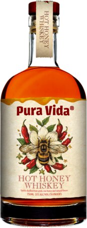 PURA VIDA HOT  HONEY  WHISKEY 750ML