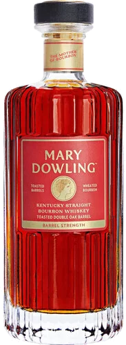 Mary Dowling Kentucky Straight Bourbon Whiskey Toasted Double Oak Barrels Barrel Strength