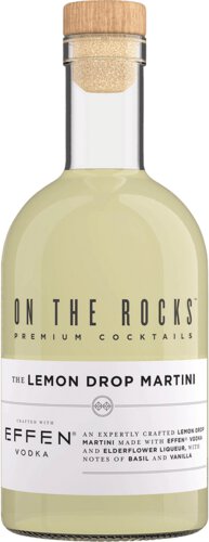 On The Rocks Lemon Drop Martini Cocktail