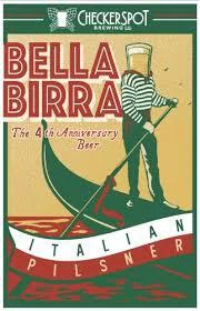 CHECKERSPOT BELLE BIRRA PILS 4/16 OZ CN