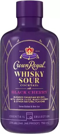 Crown Royal Whiskey Sour Black Cherry